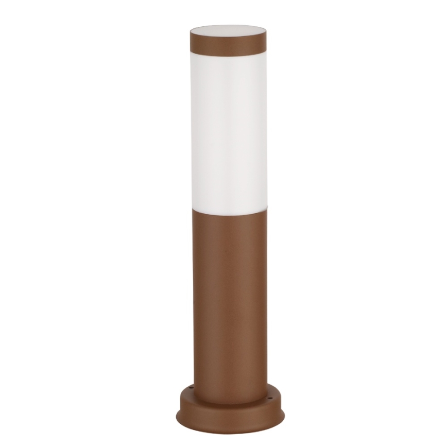 Brilagi - Lámpara exterior NOVA 1xE27/15W/230V 40 cm IP44 marrón
