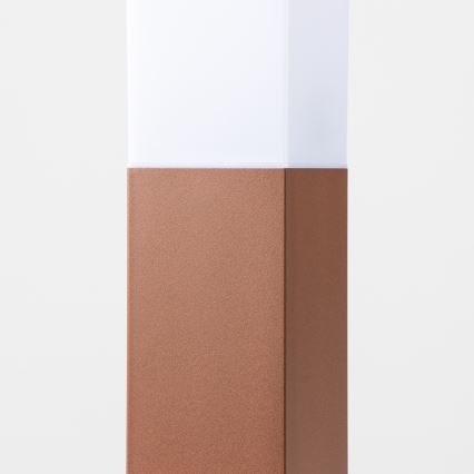 Brilagi - Lámpara exterior NOVA 1xE27/15W/230V 40 cm IP44 marrón
