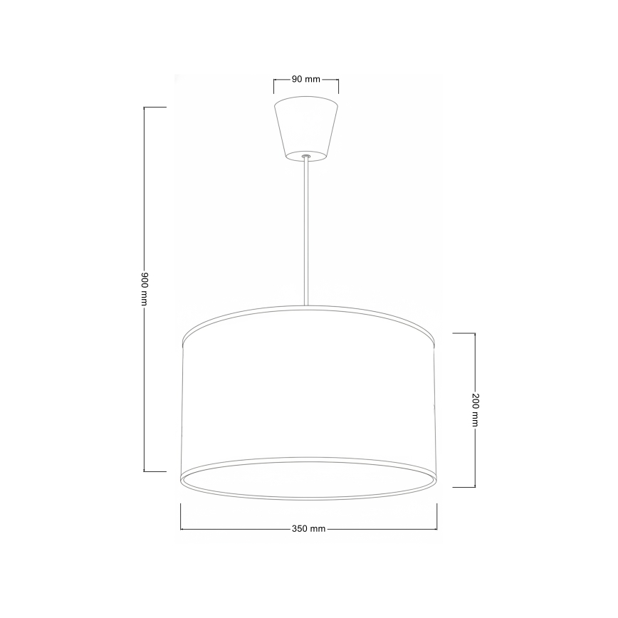 Brilagi - Lámpara infantil LED colgante con cable BOBO 1xE27/60W/230V Ø 35 cm blanco/animalitos