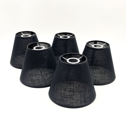 Brilagi - Lámpara de techo LED ANTHONY de superficie 5xE14/40W/230V roble nogal/negro