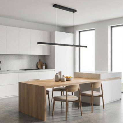 Brilagi - Lámpara LED colgante con cable AXIS LED/30W/230V 120 cm negra