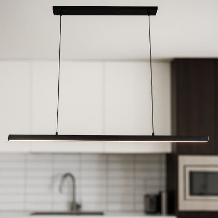 Brilagi - Lámpara LED colgante con cable AXIS LED/30W/230V 120 cm negra