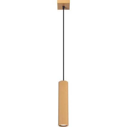 Brilagi - Lámpara LED colgante con cable CRESTO 1xGU10/10W/230V, acabado dorado