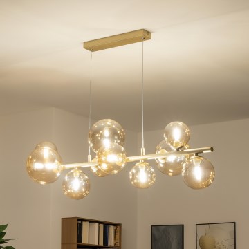 Brilagi - Lámpara LED colgante MILLA 10xG9/3W/230V dorado