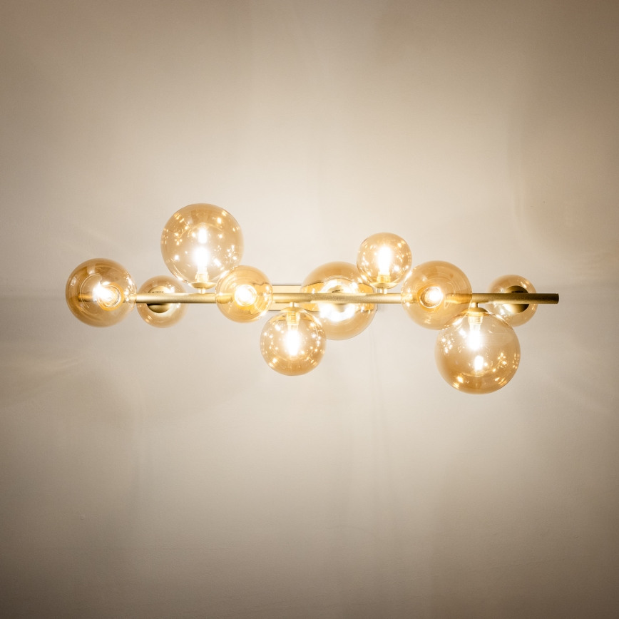 Brilagi - Lámpara LED colgante MILLA 10xG9/3W/230V dorado