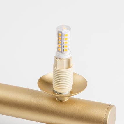 Brilagi - Lámpara LED colgante MILLA 6xG9/3W/230V dorado/ahumado