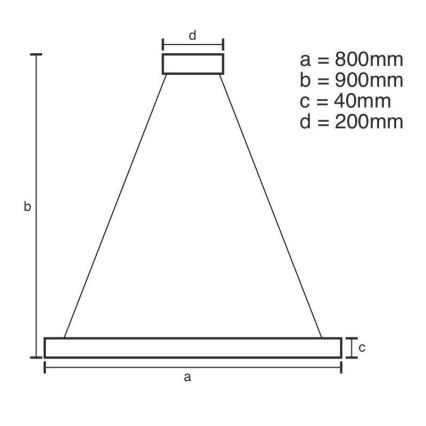 Brilagi - Lámpara colgante LED regulable CIRCLE LED/55W/230V 3000-6500K Ø 80 cm marrón + control remoto