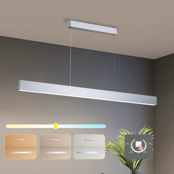 Brilagi - Lámpara LED colgante SLEEKLINE LED/40W/230V 3000/4500/6000K plata