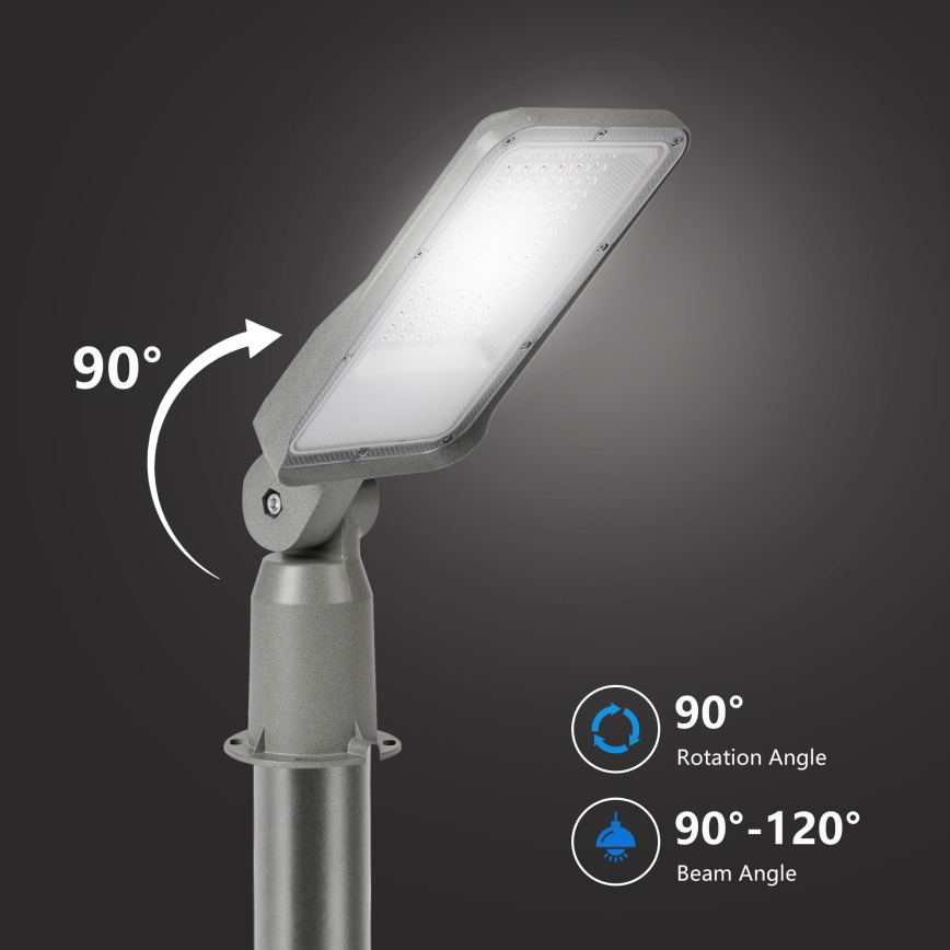 Brilagi - Farola LED exterior con articulación URBANLIGHT LED/50W/230V gris IP65