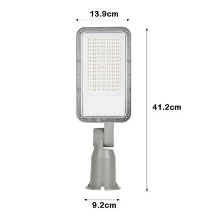 Brilagi - Farola LED exterior con articulación URBANLIGHT LED/50W/230V gris IP65