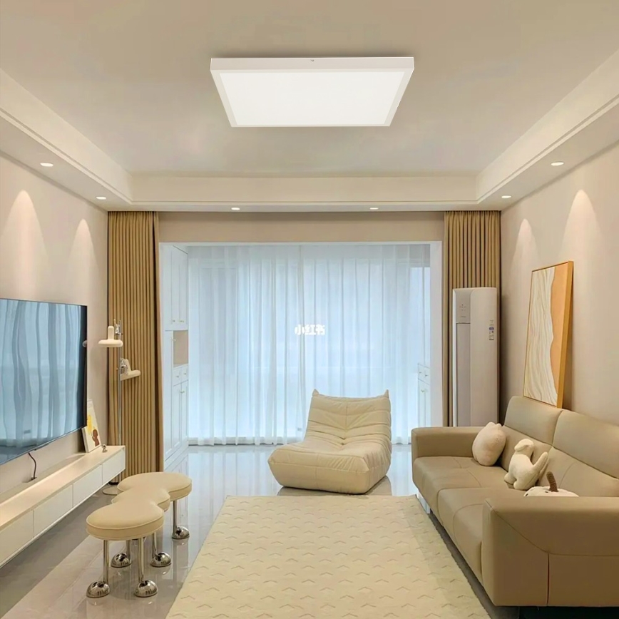 Brilagi - Plafón LED de baño FRAME LED/50W/230V 60x60 cm 3000/4000/6000K IP44 blanco