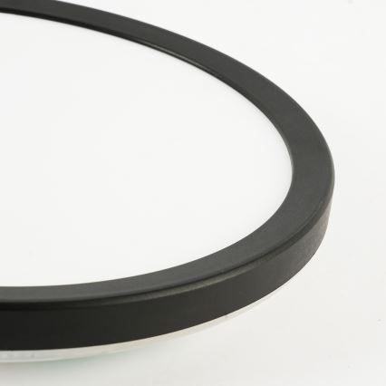 Brilagi - Plafón LED de baño ULTRA SLIM LED/18W/230V diá. 30 cm negro IP54