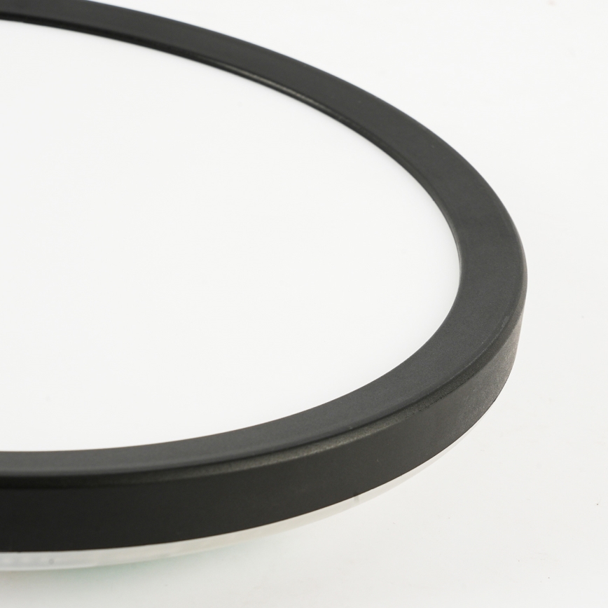 Brilagi - Plafón LED de baño ULTRA SLIM LED/18W/230V diá. 30 cm negro IP54