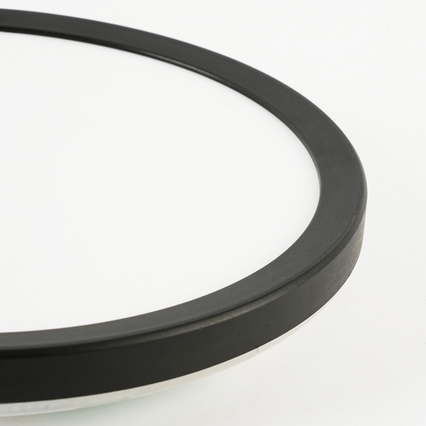 Brilagi - Plafón LED de baño ULTRA SLIM LED/24W/230V diá. 42 cm negro IP54