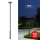Brilagi - Lámpara LED de calle para exterior con poste de 5 m URBANSPARK LED/120W/230V negra IP65