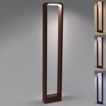 Brilagi - Lámpara LED de exterior BARI LED/7W/230V 3000/4000/6000K marrón IP54 80 cm