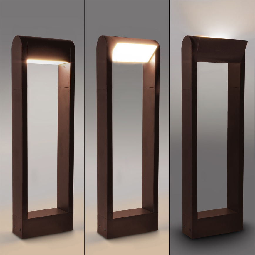 Brilagi - Lámpara LED de exterior CROTONE LED/7W/230V marrón IP54 50 cm