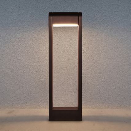 Brilagi - Lámpara LED de exterior CROTONE LED/7W/230V marrón IP54 50 cm