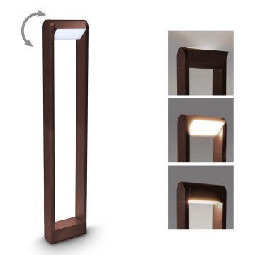 Brilagi - Lámpara LED de exterior CROTONE LED/7W/230V marrón IP54 80 cm