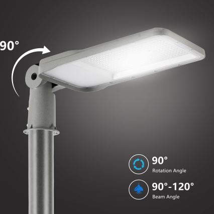 Brilagi - Farola de exterior con articulación URBANLIGHT LED/200W/230V gris IP65