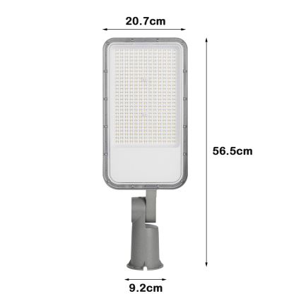 Brilagi - Farola de exterior con articulación URBANLIGHT LED/200W/230V gris IP65