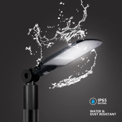Brilagi - Lámpara LED de exterior para calles URBANLIGHT LED/100W/230V negra IP65