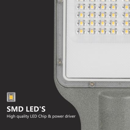 Brilagi - Lámpara LED de exterior para calles URBANLIGHT LED/50W/230V gris IP65