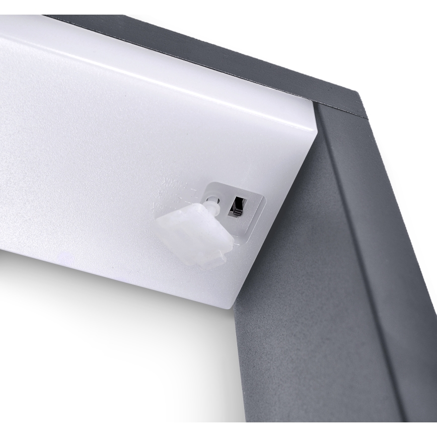 Brilagi - Lámpara LED de exterior RAGUSA LED/7W/230V 3000/4000/6000K antracita IP54 30 cm
