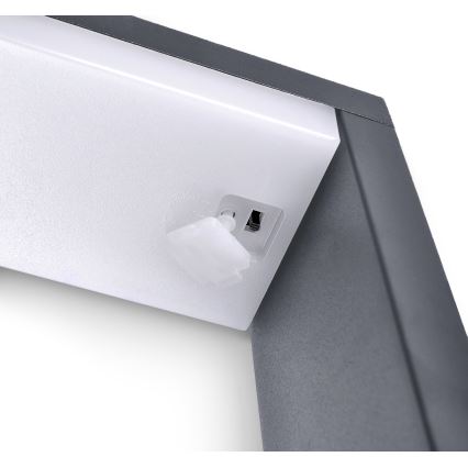 Brilagi - Lámpara LED de exterior RAGUSA LED/7W/230V 3000/4000/6000K antracita IP54 50 cm