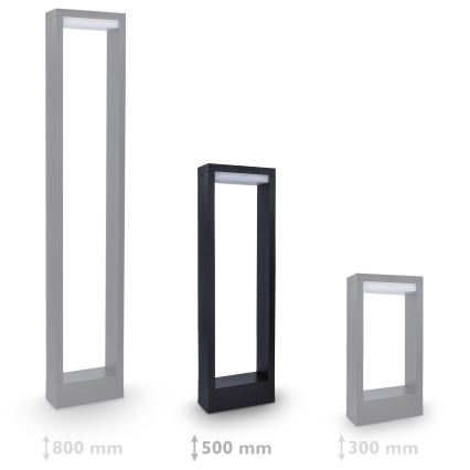 Brilagi - Lámpara LED de exterior RAGUSA LED/7W/230V 3000/4000/6000K IP54 50 cm