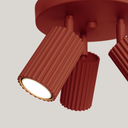Brilagi - Lámpara LED de focos CRESTO 3xGU10/10W/230V roja