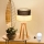 Brilagi - Lámpara LED de mesa BOHO STYLE 1xE27/15W/230V crema/marrón