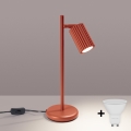 Brilagi - Lámpara LED de mesa CRESTO 1xGU10/10W/230V roja