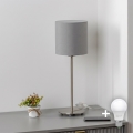 Brilagi - Lámpara LED de mesa NUBILA 1xE27/60W/230V gris claro
