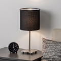 Brilagi - Lámpara LED de mesa NUBILA 1xE27/60W/230V negra