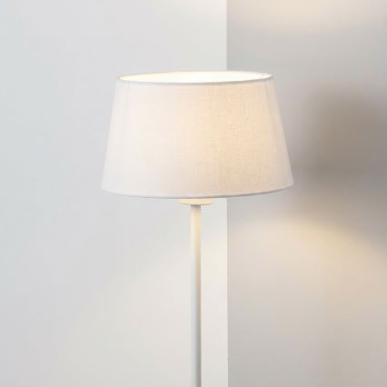 Brilagi - Lámpara LED de pie CERIA 1xE27/40W/230V, diámetro 30 cm, blanca