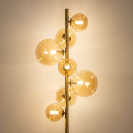 BRILAGI - Lámpara LED de pie MILLA 7xG9/3W/230V dorado