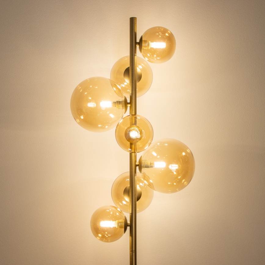 BRILAGI - Lámpara LED de pie MILLA 7xG9/3W/230V dorado