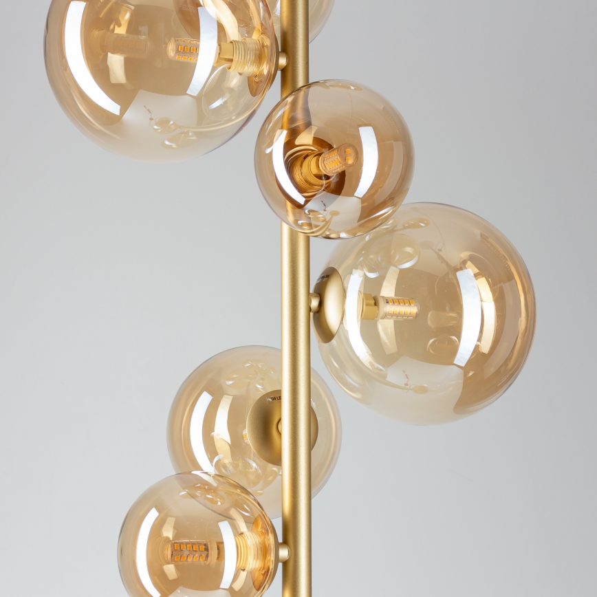 BRILAGI - Lámpara LED de pie MILLA 7xG9/3W/230V dorado
