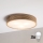 Brilagi - Lámpara LED de techo CARVALHO MODERN 3xE27/60W/230V, diámetro 47,5 cm, roble