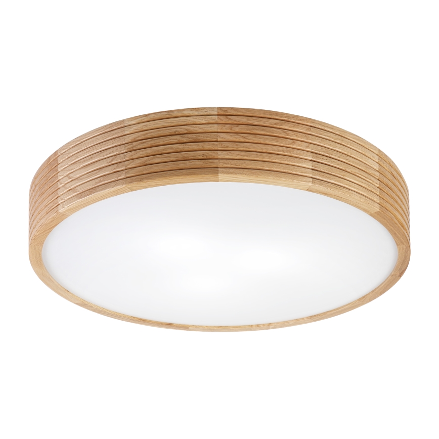 Brilagi - Lámpara LED de techo CARVALHO MODERN 3xE27/60W/230V, diámetro 47,5 cm, roble