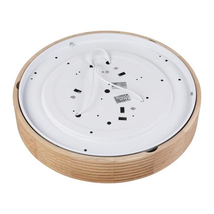 Brilagi - Lámpara LED de techo CARVALHO MODERN 3xE27/60W/230V, diámetro 47,5 cm, roble