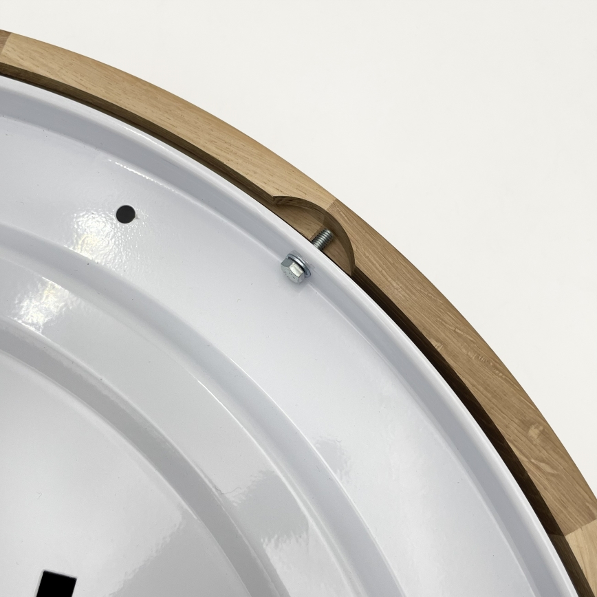 Brilagi - Lámpara LED de techo CARVALHO MODERN 3xE27/60W/230V, diámetro 47,5 cm, roble