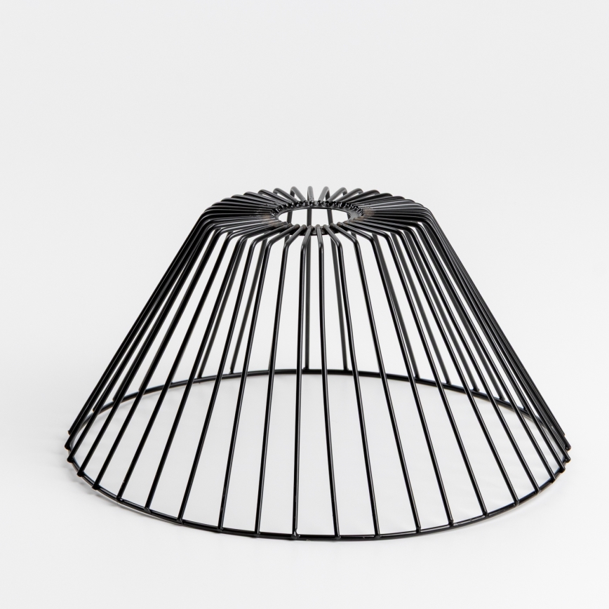 Brilagi - Lámpara LED de techo de montaje en superficie CERIA WIRE 1xE27/40W/230V Ø 30 cm negra