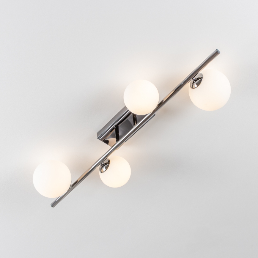 Brilagi - Lámpara LED de techo de montaje en superficie MILLA 4xG9/3W/230V negro cromado/blanco