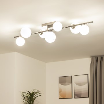 Brilagi - Lámpara LED de techo de montaje superficial MILLA 7xG9/3W/230V negro cromado/blanco
