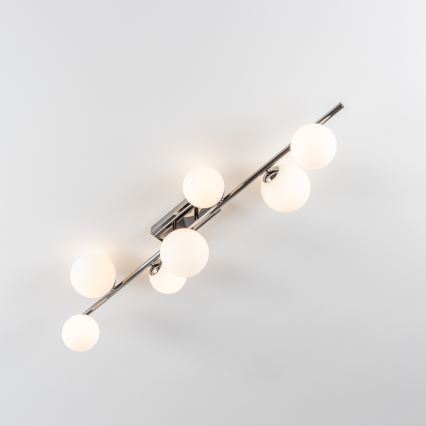 Brilagi - Lámpara LED de techo de montaje superficial MILLA 7xG9/3W/230V negro cromado/blanco