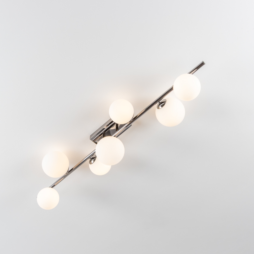 Brilagi - Lámpara LED de techo de montaje superficial MILLA 7xG9/3W/230V negro cromado/blanco