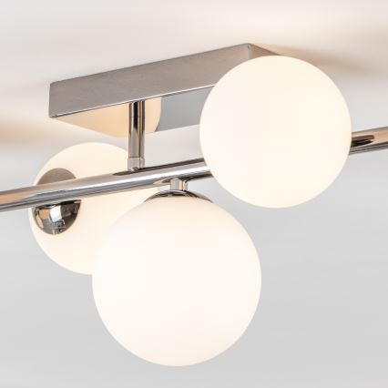 Brilagi - Lámpara LED de techo de montaje superficial MILLA 7xG9/3W/230V negro cromado/blanco