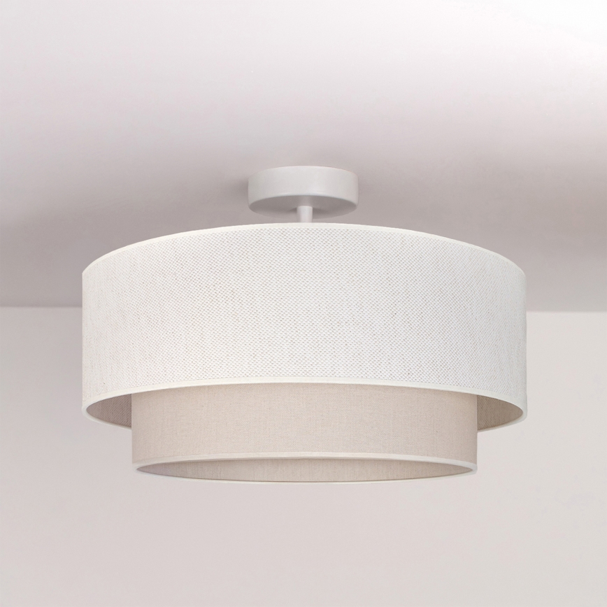 Brilagi - Lámpara LED de techo de superficie BOHO ECO 1xE27/10W/230V Ø 40 cm crema